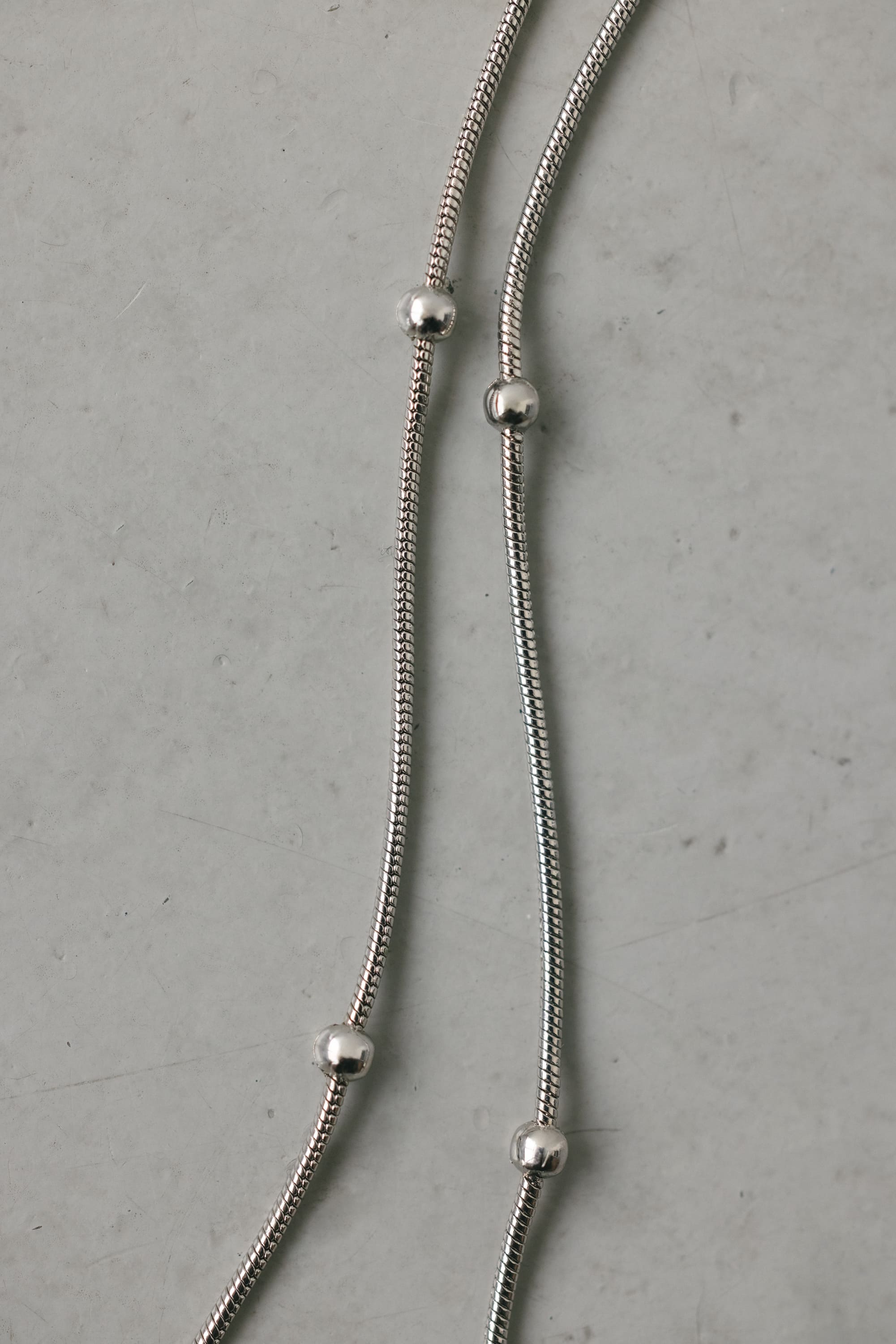 スネイクボールネックレス SLV FREE