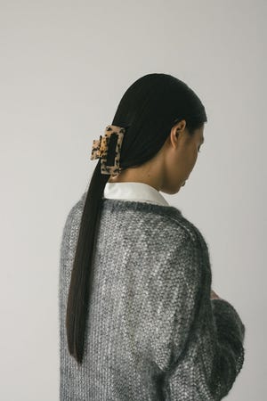 マーブルスクエアヘアクリップ