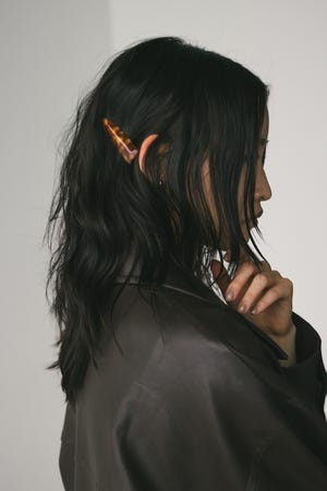 ニュアンスマーブルミニヘアクリップ