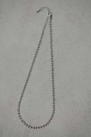 ビーズチェーンネックレス