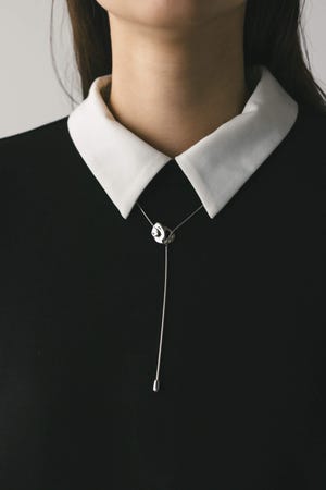 ニュアンスモチーフスライドネックレス