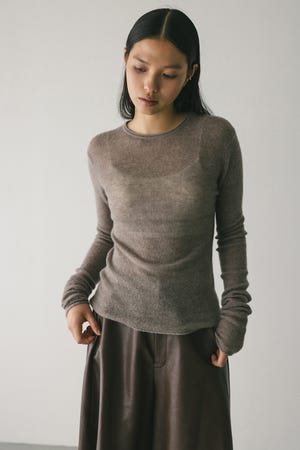 ロングスリーブソフトニット