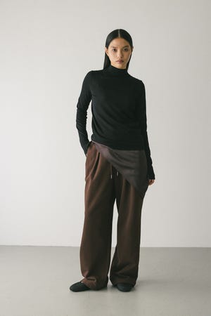 バックストリングウォッシャブルニット