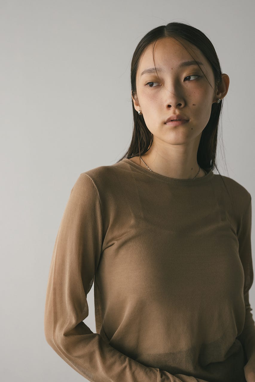 STYLEMIXER | シアースキンニットトップ (ニット ) |SHEL'TTER