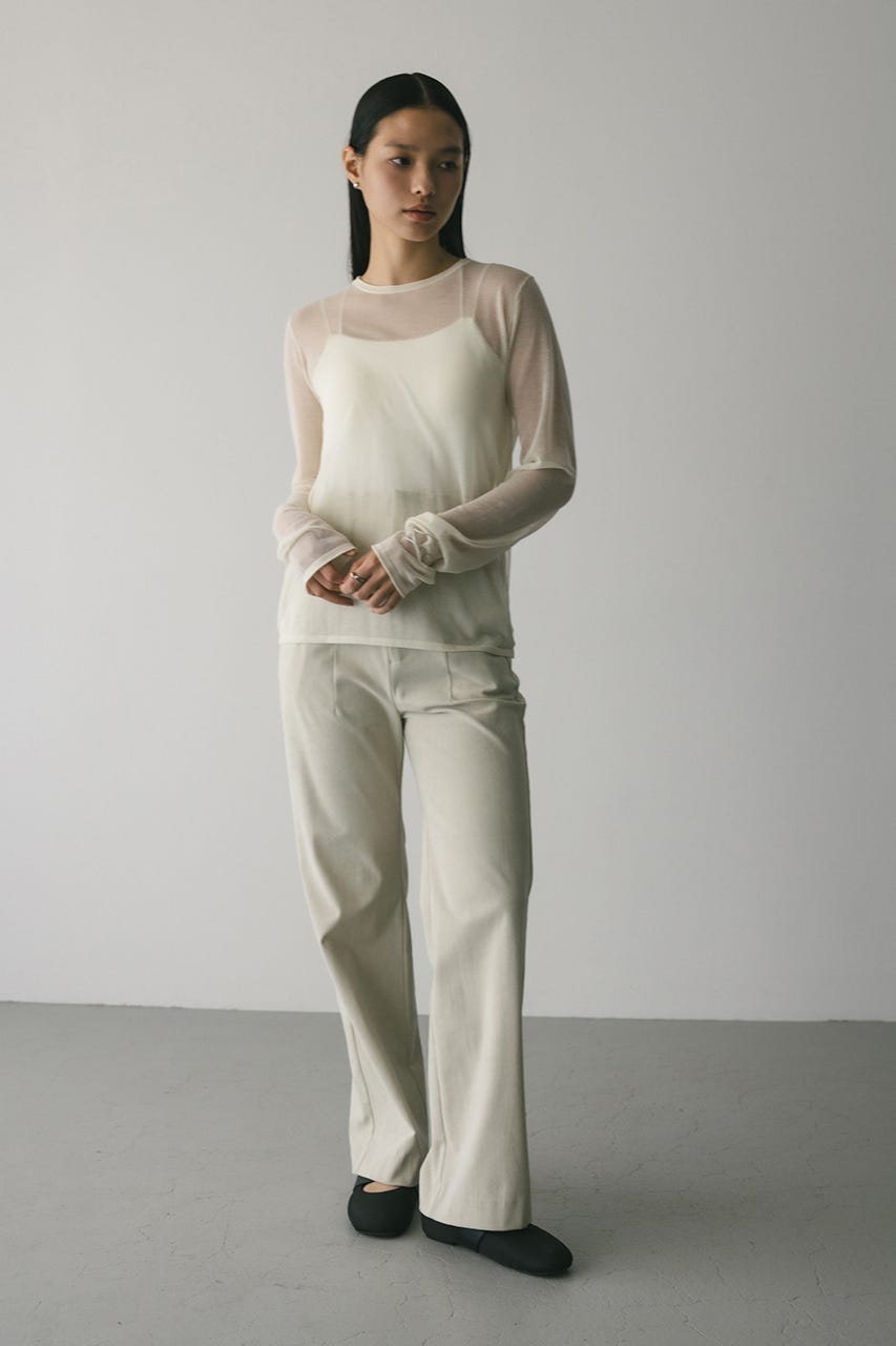 STYLEMIXER | シアースキンニットトップ (ニット ) |SHEL'TTER