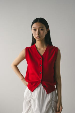 ルーズニットベスト