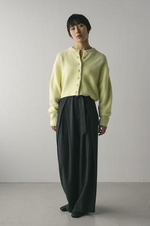 クロップドニットカーディガン