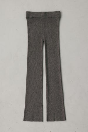 バックスリットニットレギンスパンツ