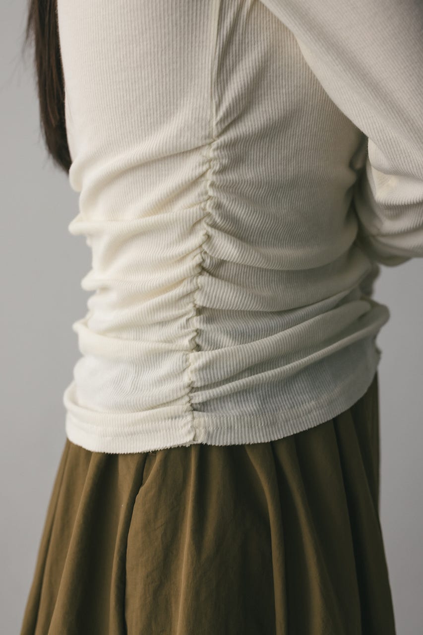 ギャザーソフトリブカットトップ IVOY FREE