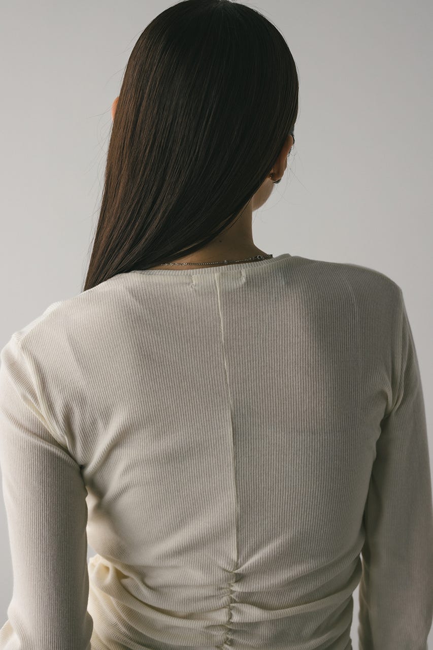 ギャザーソフトリブカットトップ IVOY FREE