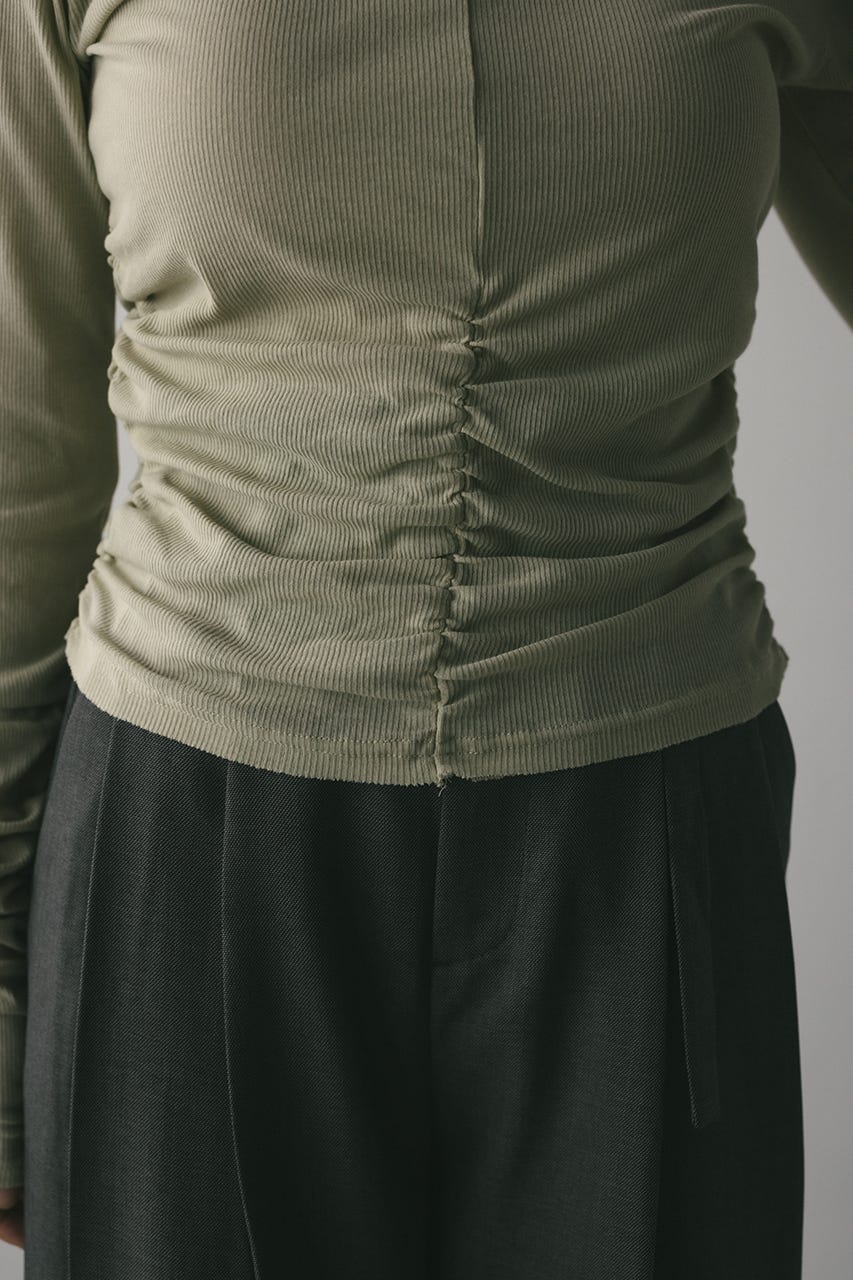 ギャザーソフトリブカットトップ MINT FREE