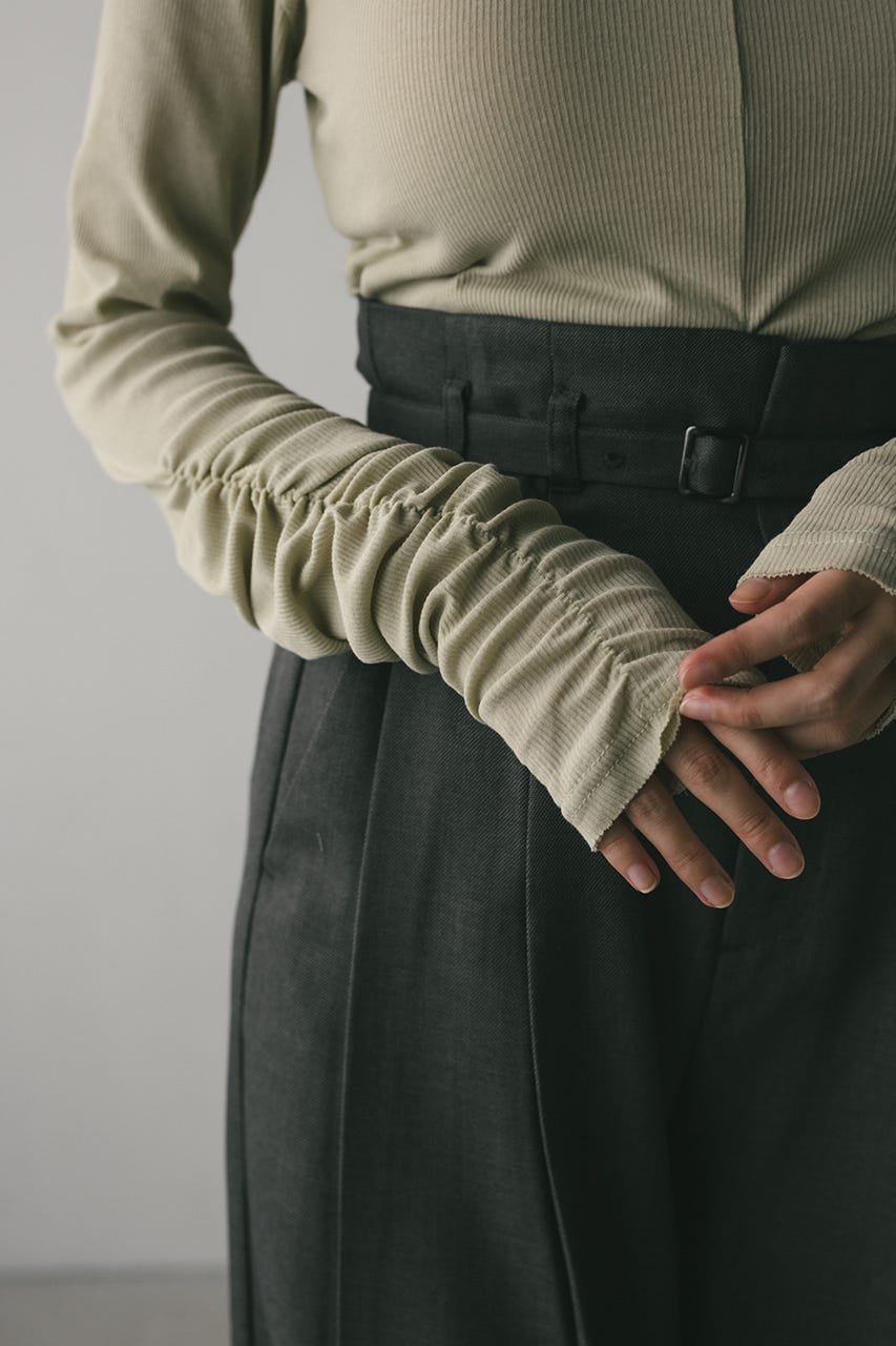 ギャザーソフトリブカットトップ MINT FREE