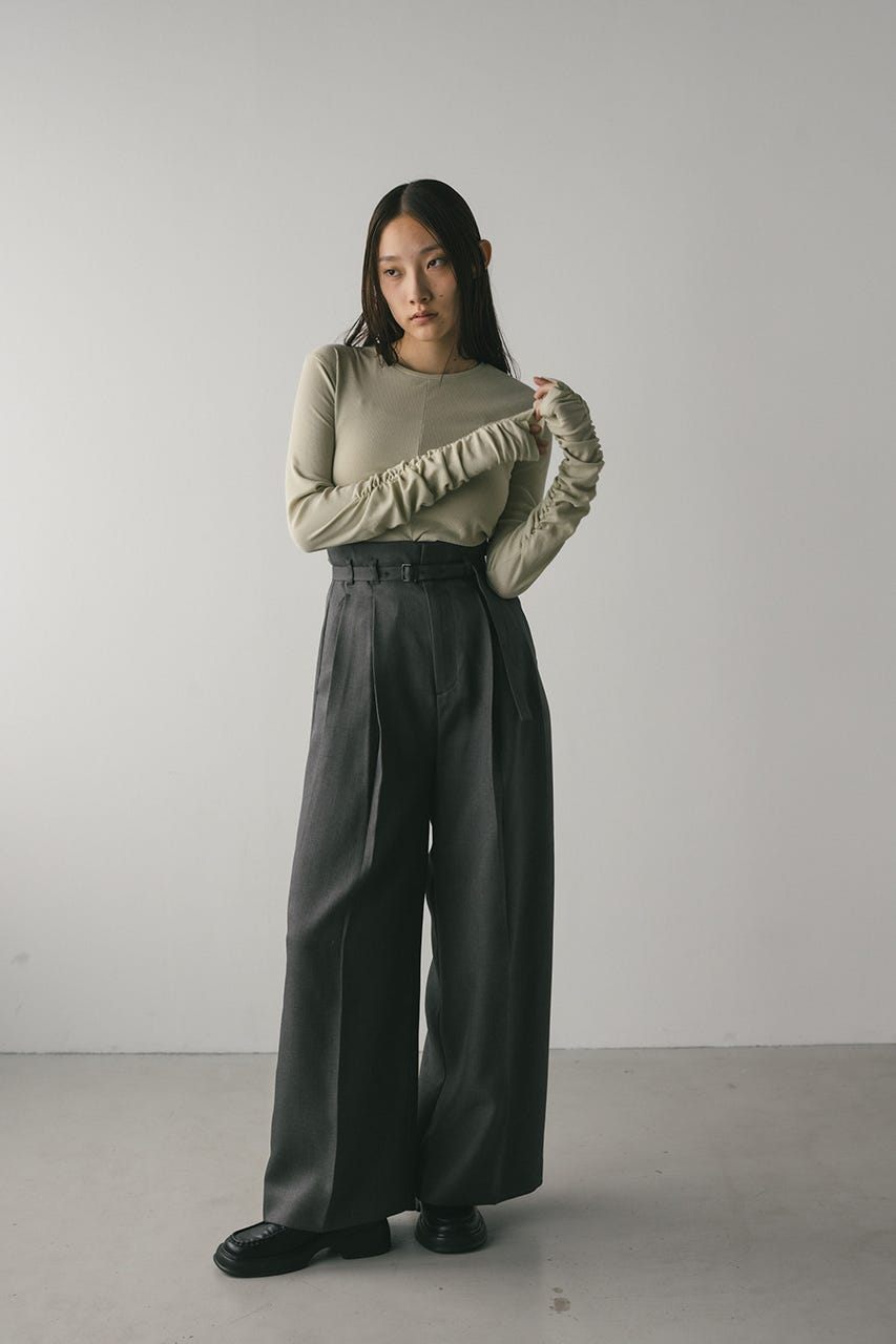 ギャザーソフトリブカットトップ MINT FREE