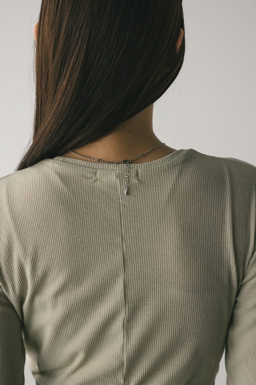 ギャザーソフトリブカットトップ MINT FREE