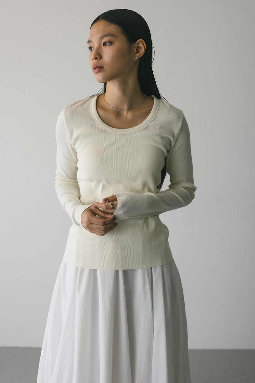 ラウンドネックロンT IVOY FREE