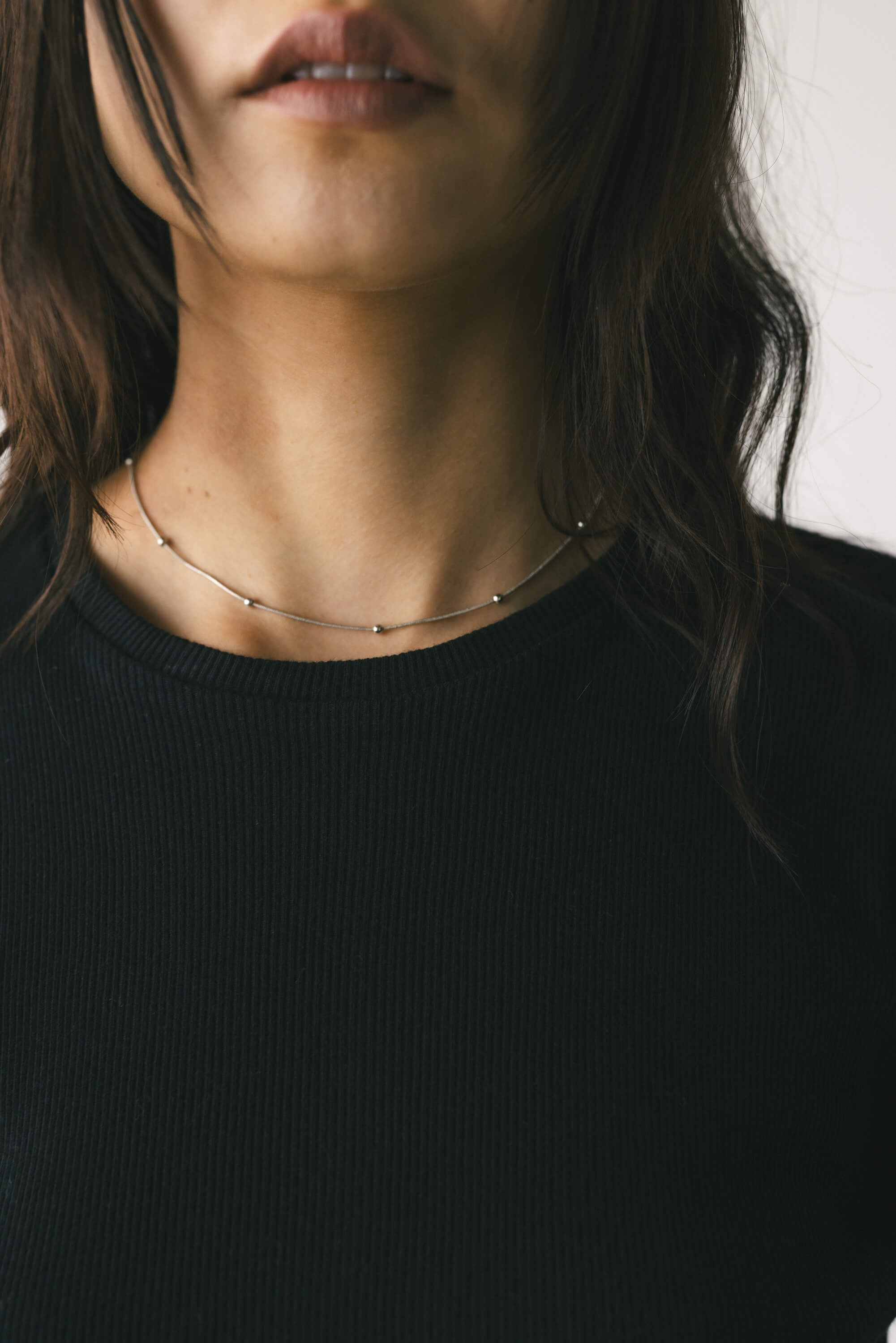 ヘムラウンドリブトップ BLK FREE