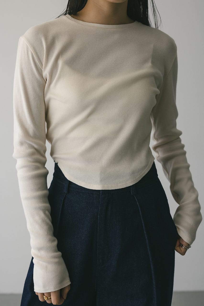 ヘムラウンドリブトップ IVOY FREE