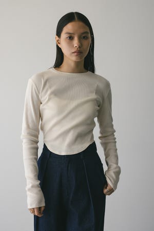 ヘムラウンドリブトップ