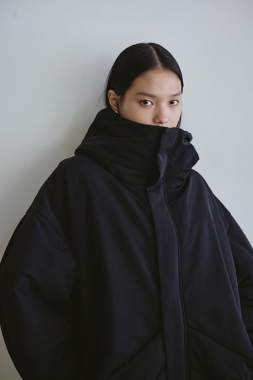 パッファーボリュームAラインミドルコート J1U by LA BELLE ETUDE（ジユウバイラベルエチュード）の「パッ
