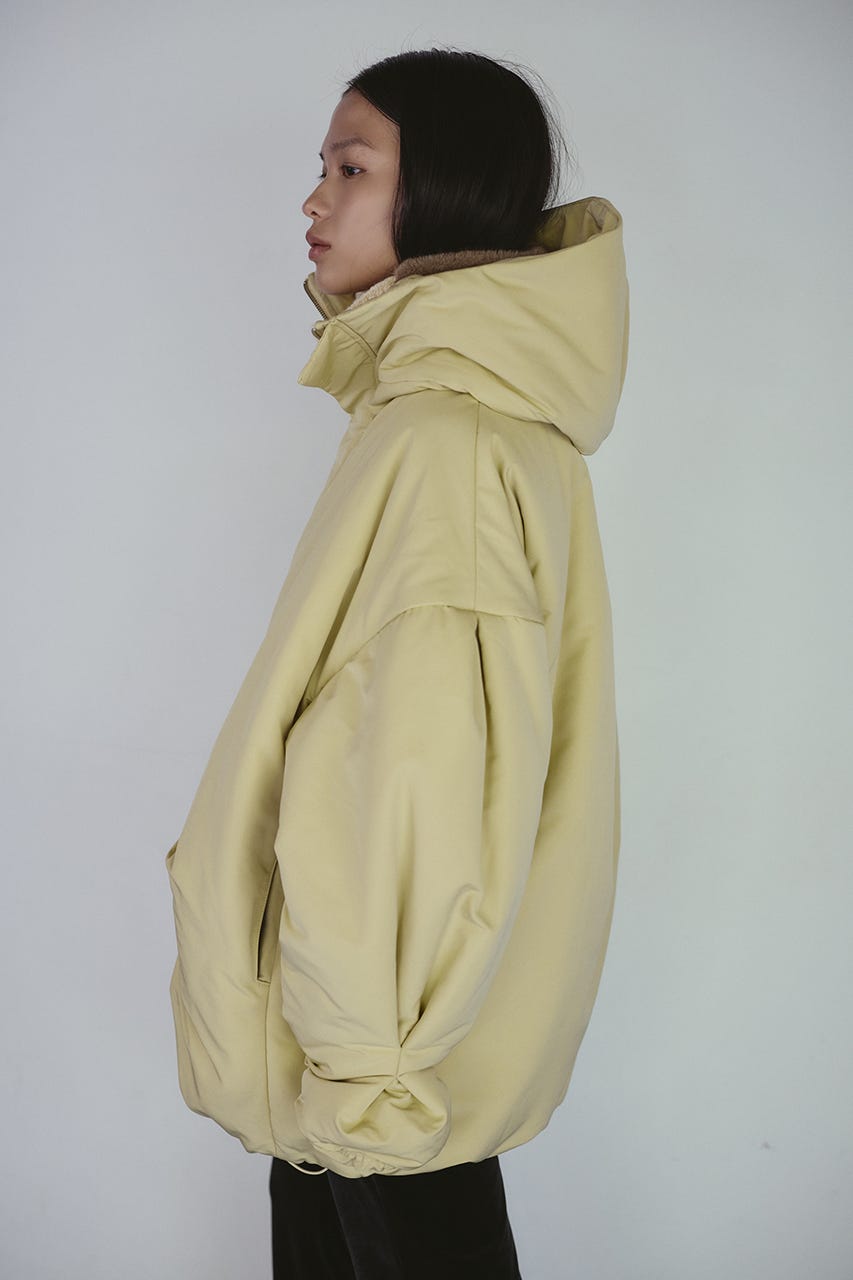 パッファーボリュームコート YEL FREE