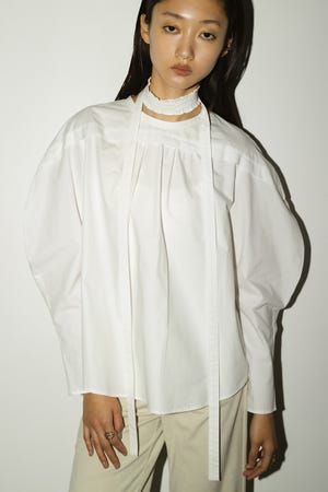 フリルチョーカーセットブラウス