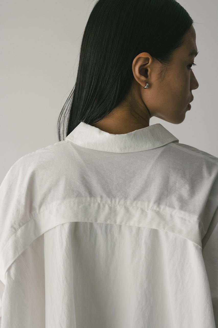 ティアードフリルシャツ WHT FREE