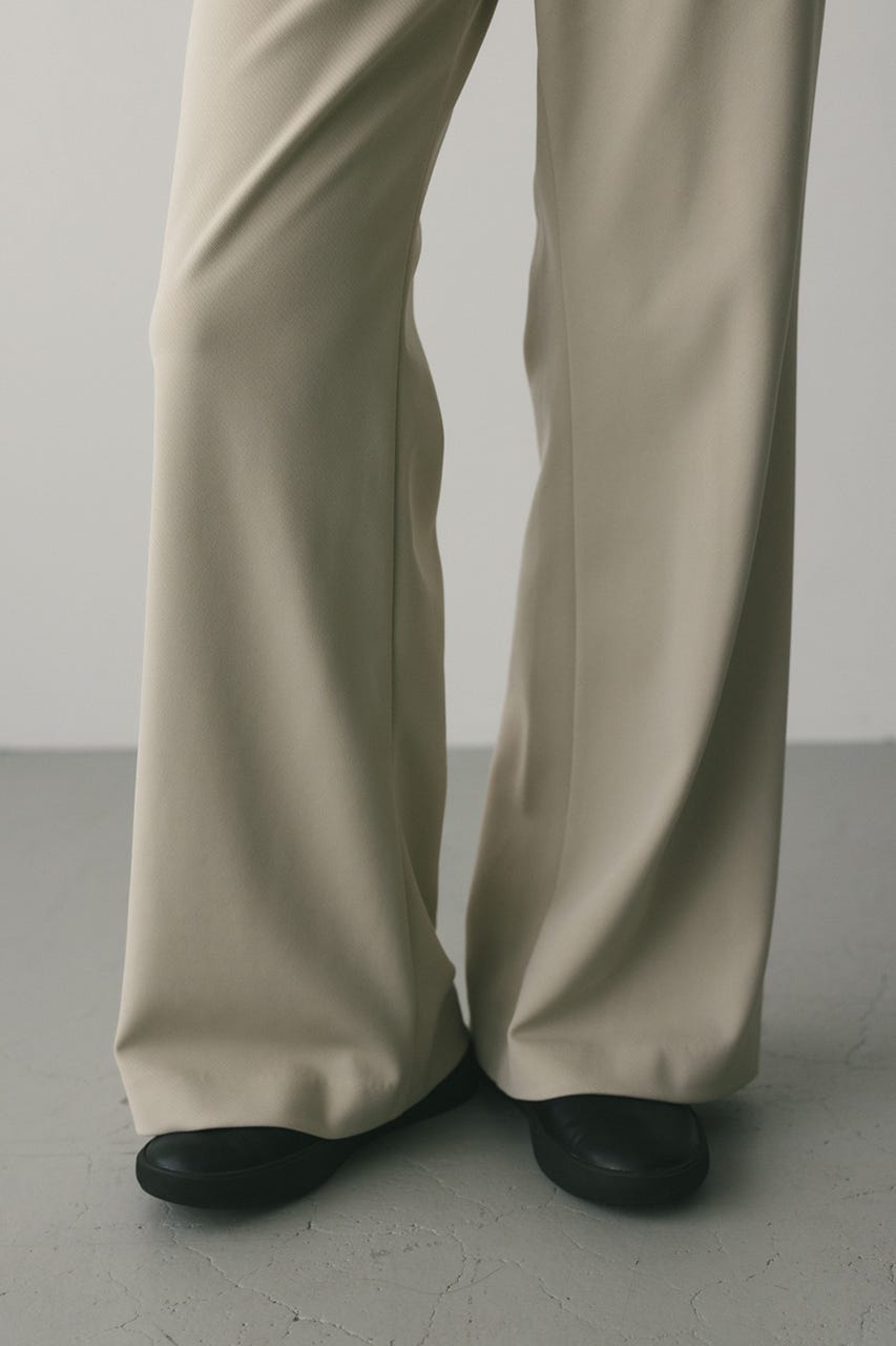 ジャージーセミフレアパンツ IVOY M