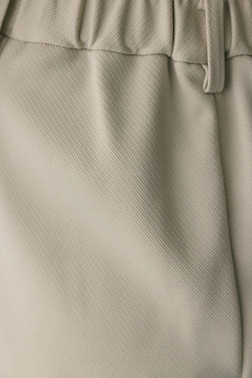 ジャージーセミフレアパンツ IVOY M