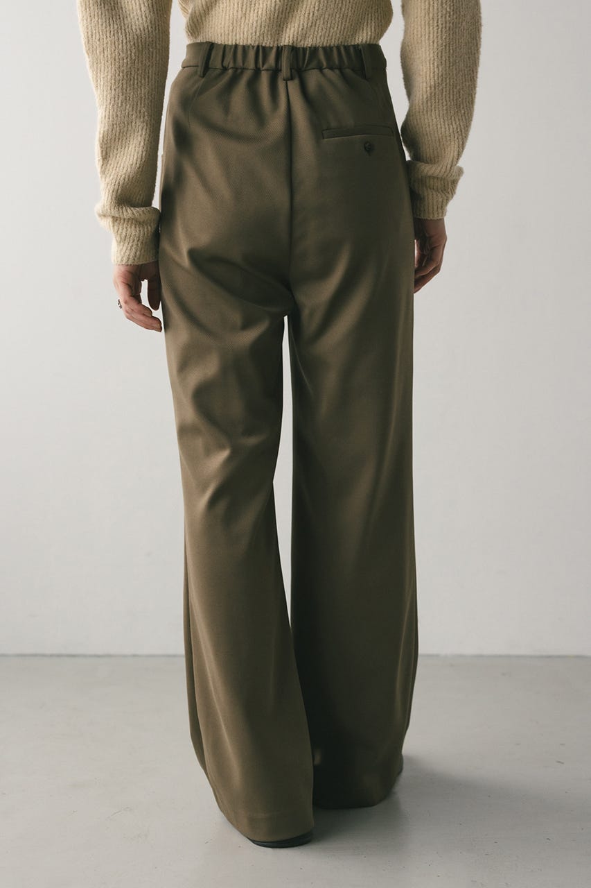 ジャージーセミフレアパンツ KHA S