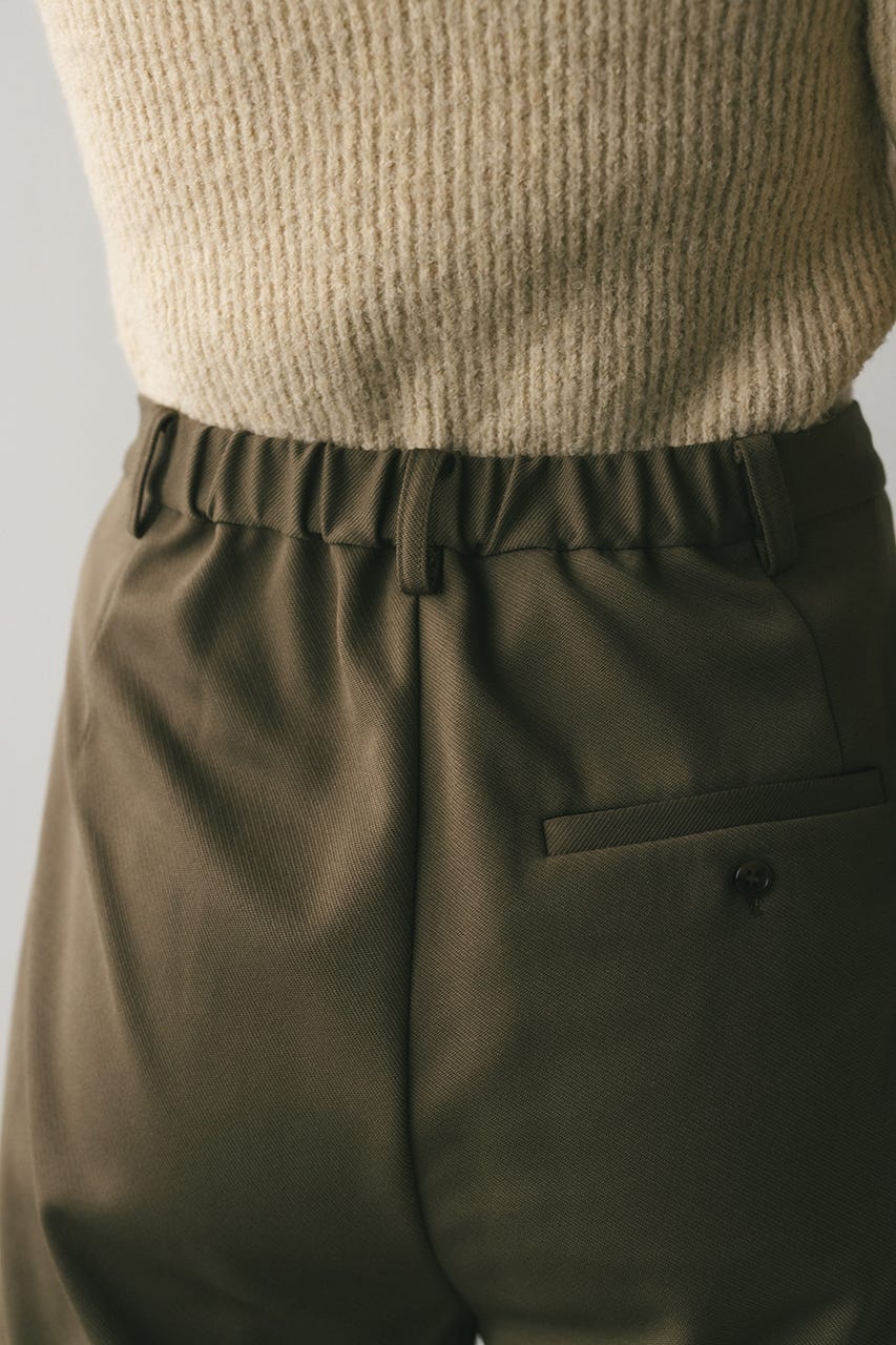 ジャージーセミフレアパンツ KHA S