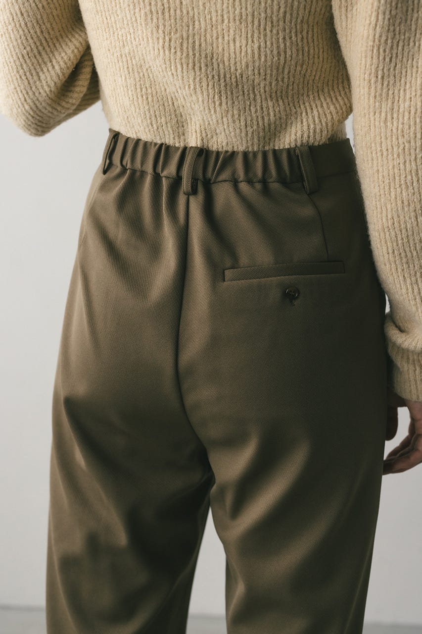 ジャージーセミフレアパンツ KHA S