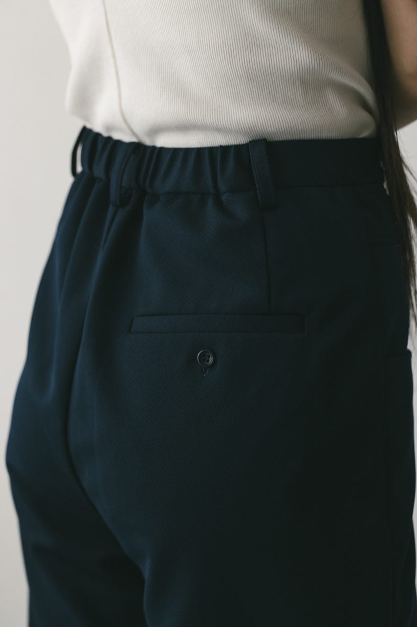 ジャージーセミフレアパンツ NVY M