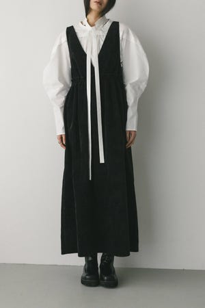 2WAYベロアジャンパースカート