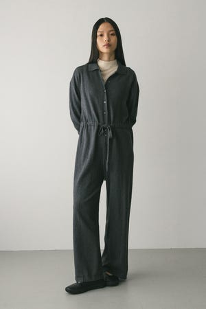 ルーズニットオールインワン