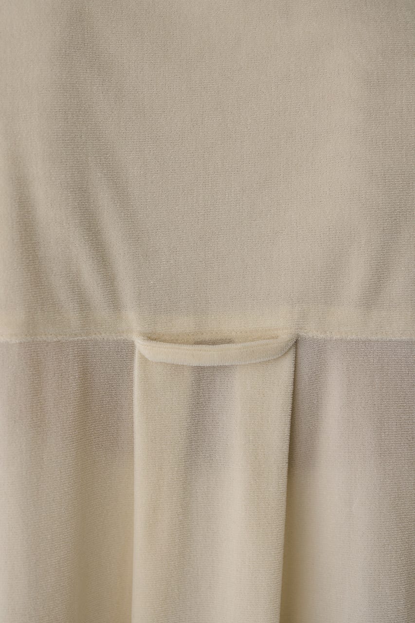 ベロアルーズシャツ IVOY FREE