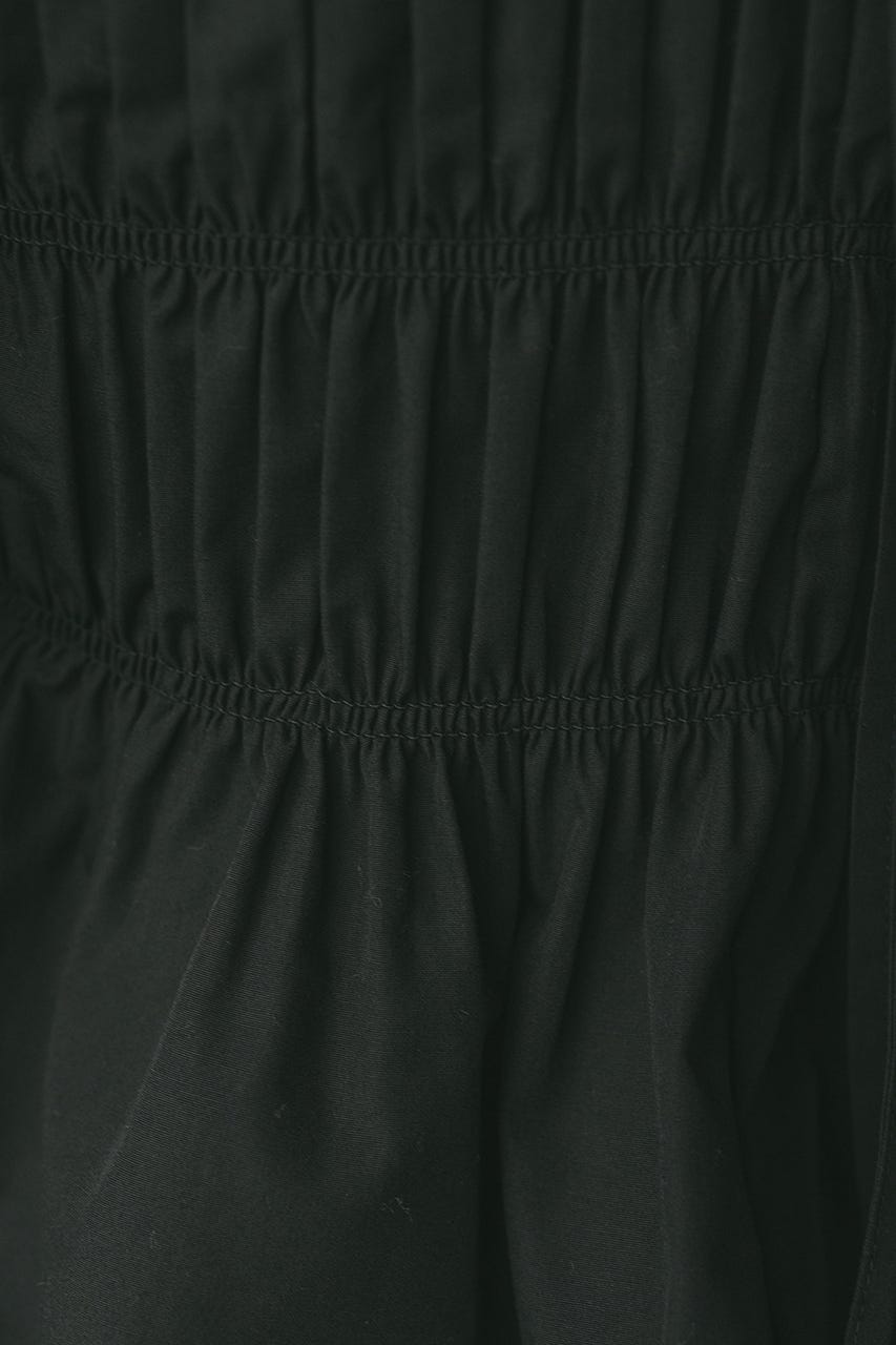 シャーリングブラウス BLK FREE