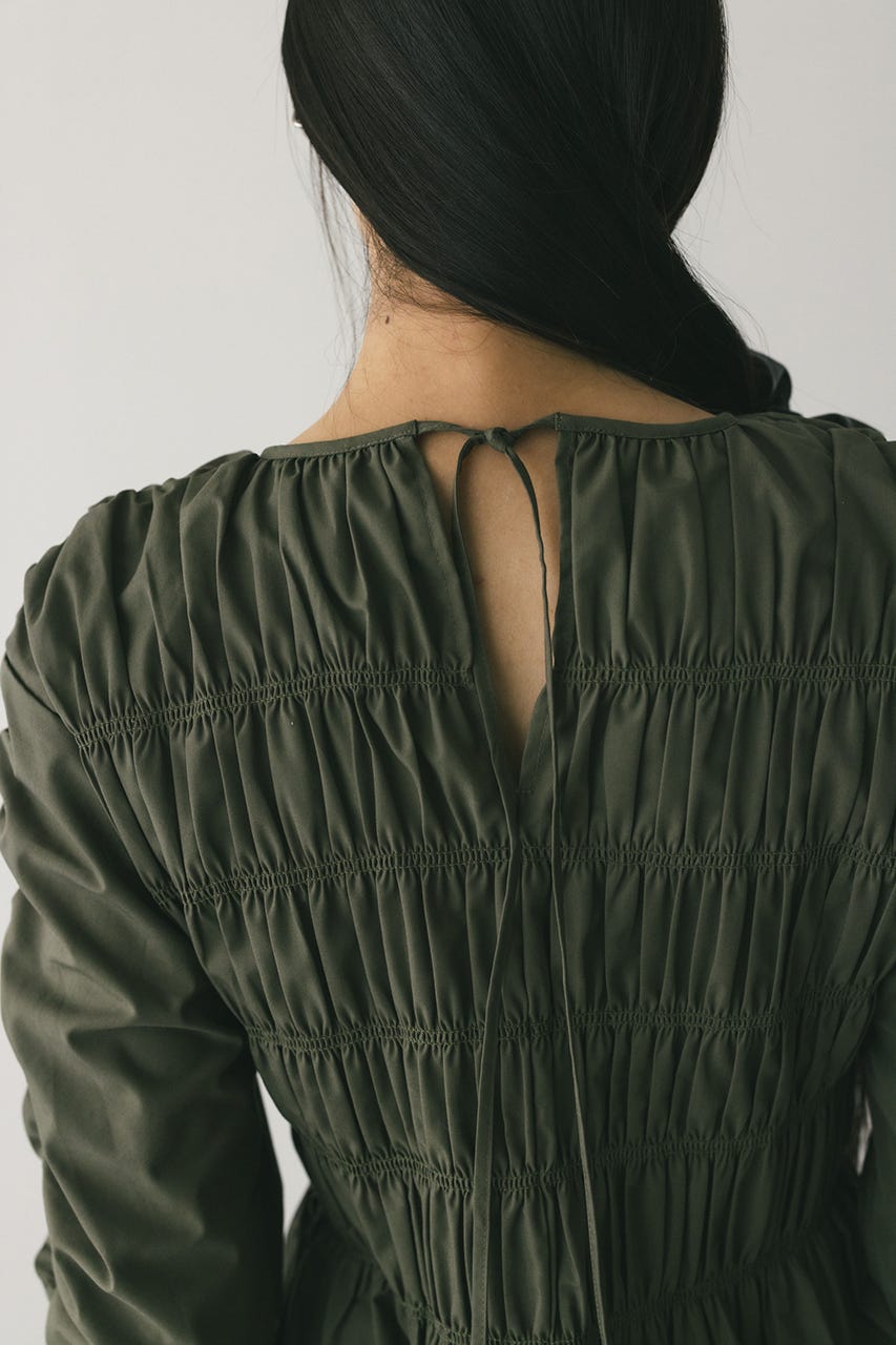 シャーリングブラウス KHA FREE