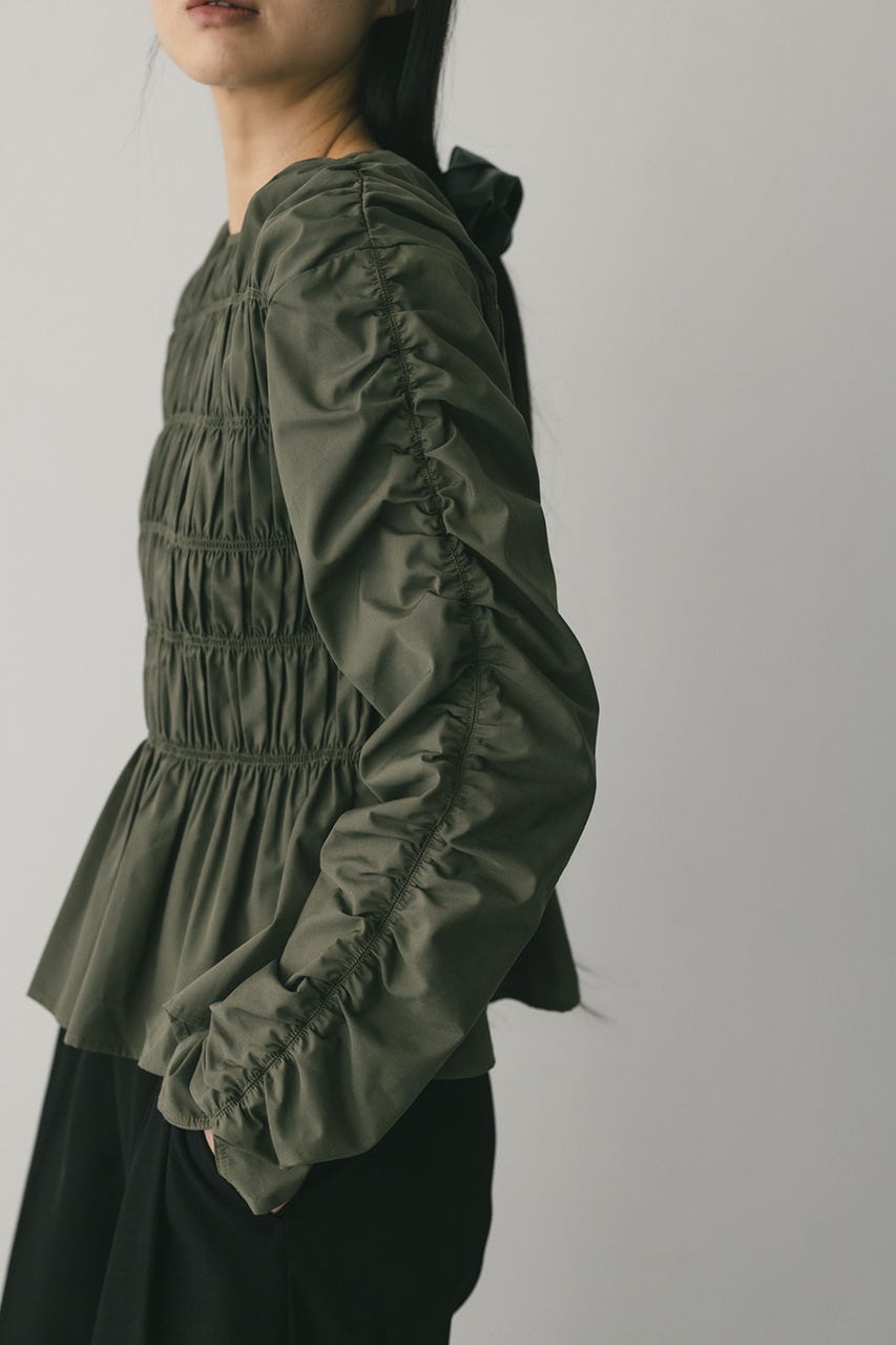 シャーリングブラウス KHA FREE