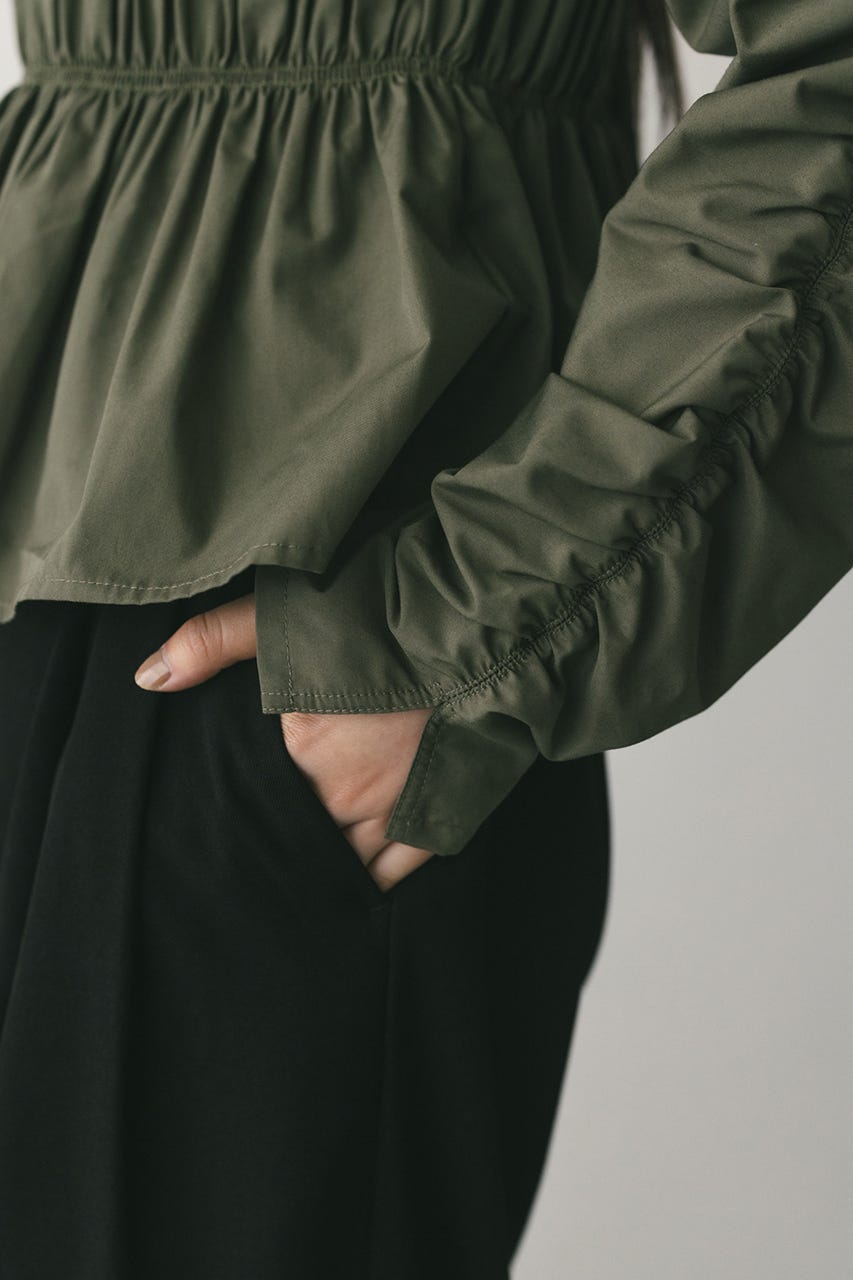 シャーリングブラウス KHA FREE