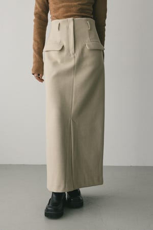 フロントポケットナロースカート