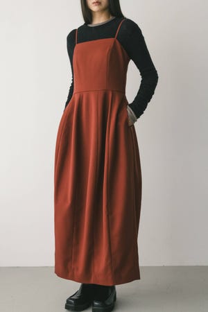 フォルムパターンキャミワンピース