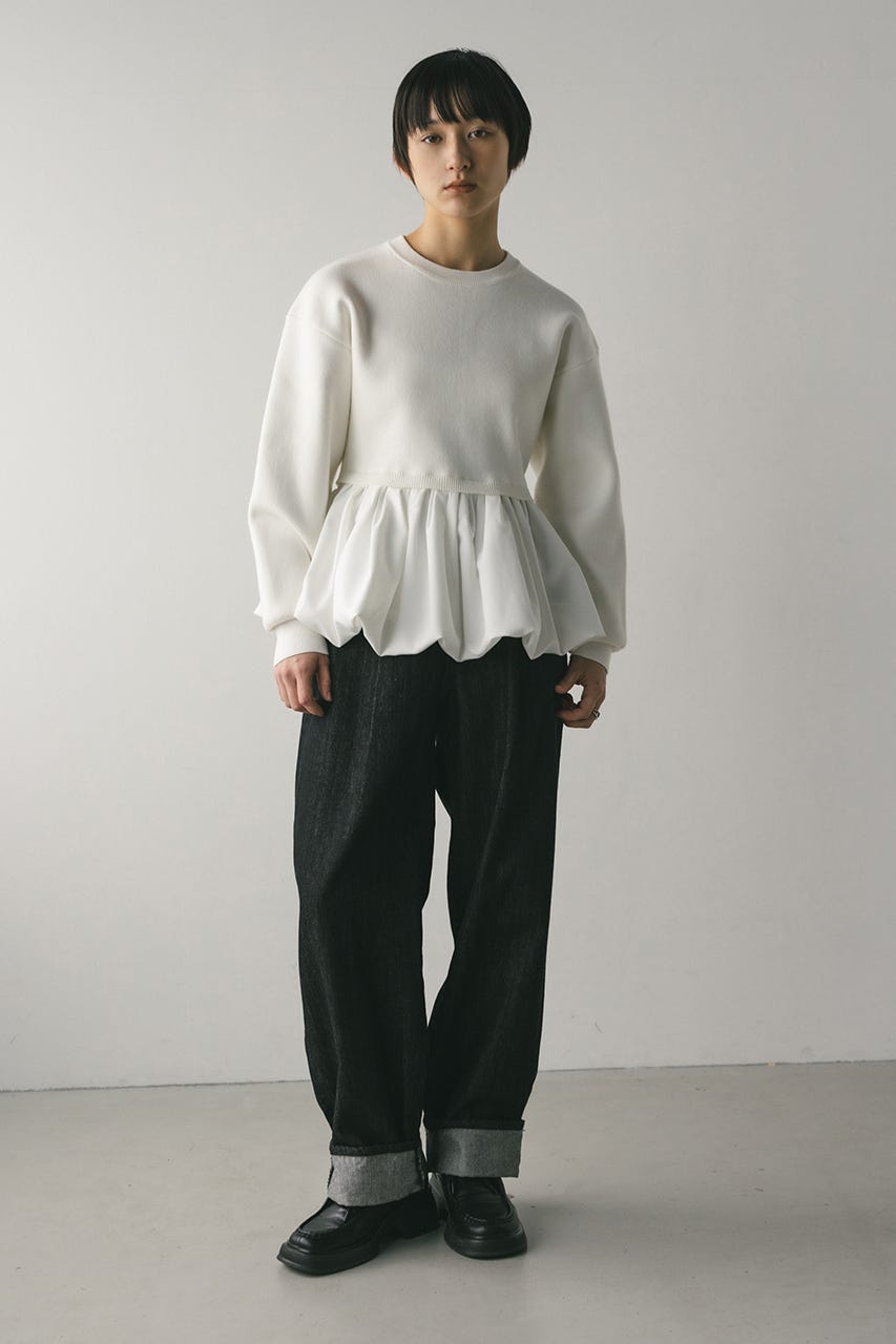 ヘムバルーンニトトップ WHT FREE