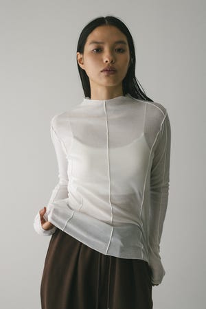 アウトシームカットトップ