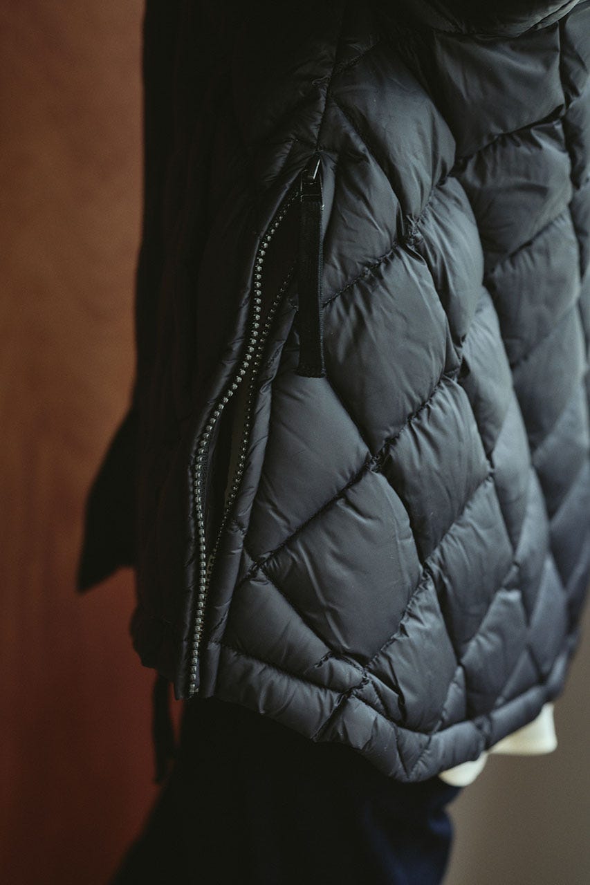 【別注】TAIONダウンジャケット BLK FREE