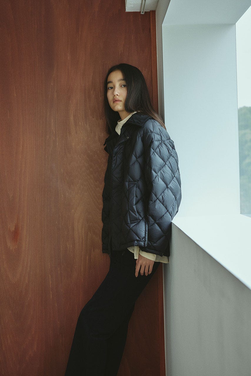 【別注】TAIONダウンジャケット BLK FREE