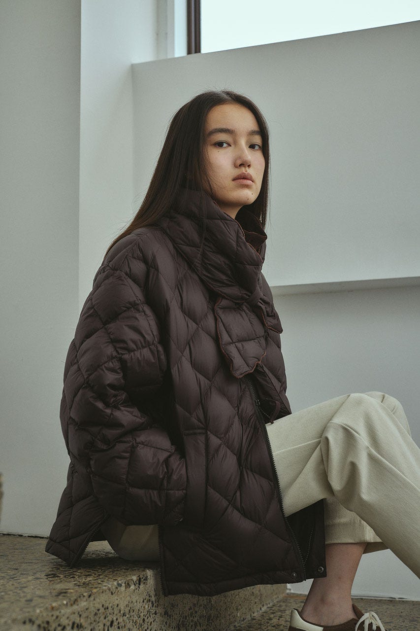 【別注】TAIONダウンジャケット BRN FREE