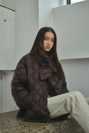 【未使用】 STYLEMIXER パデッド フード付き ダウン ジャケット 公式】STYLEMIXERのアウター|シェルターウェブストア