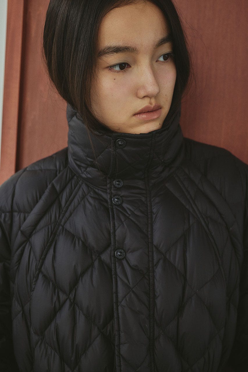 【別注】TAIONロングダウンコート BLK FREE