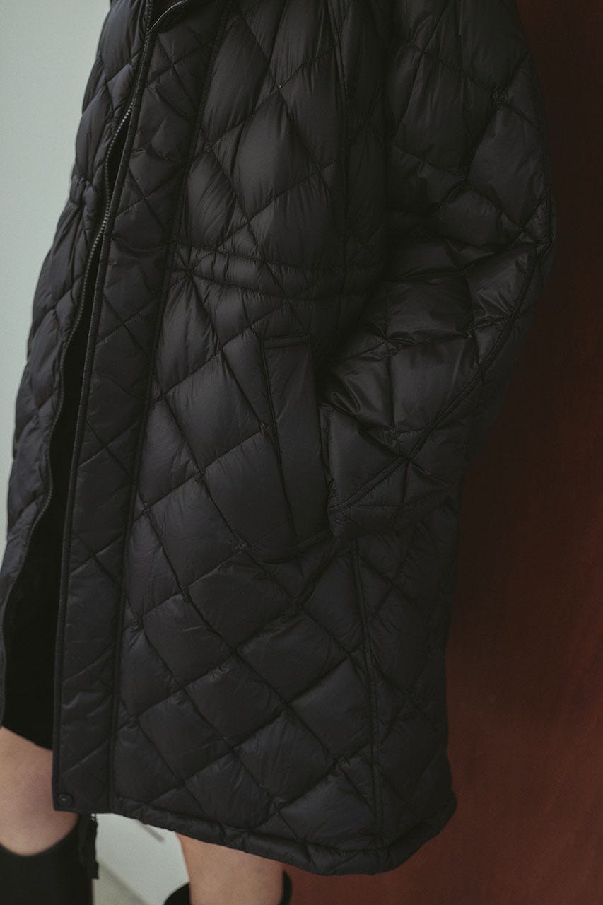 【別注】TAIONロングダウンコート BLK FREE