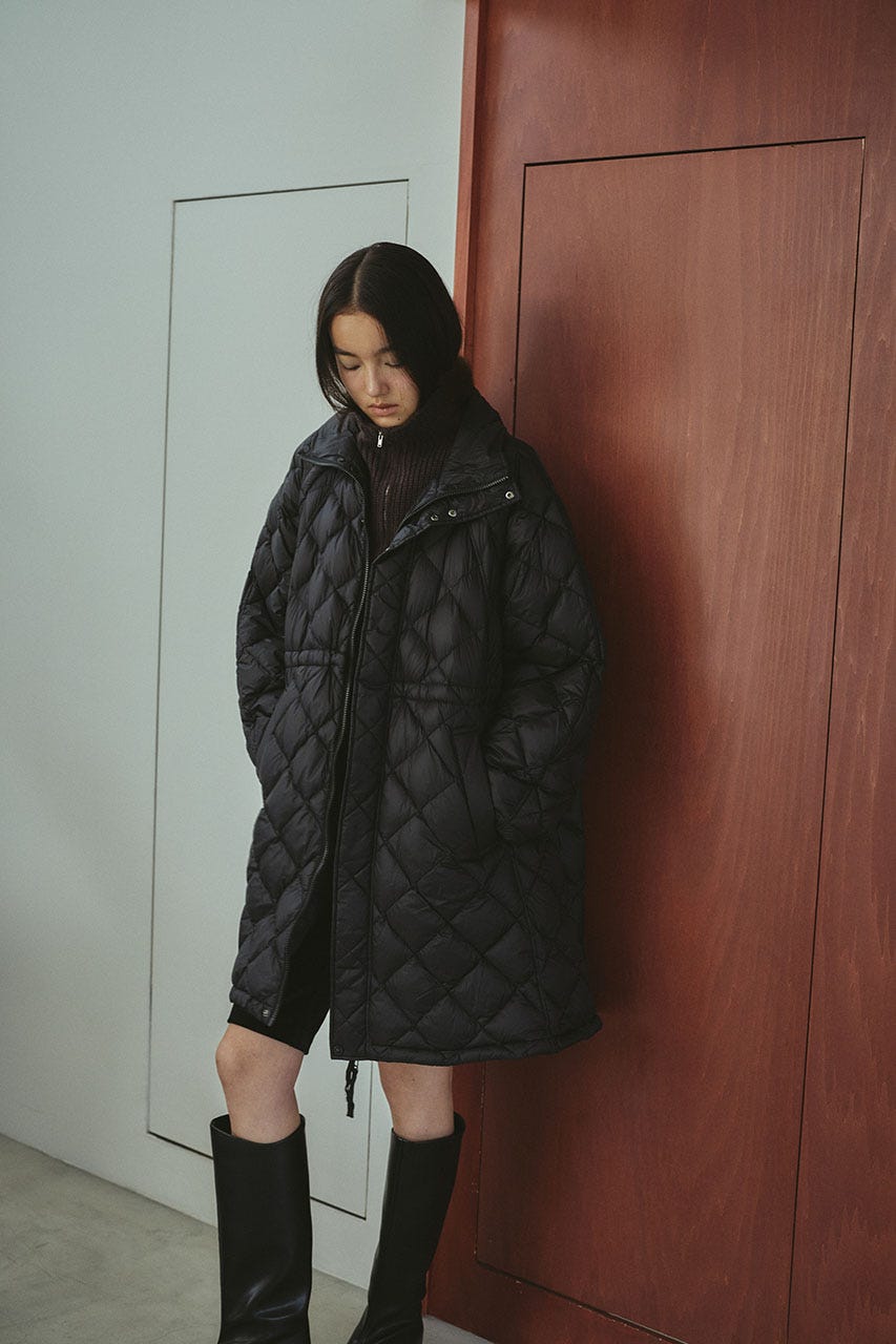 【別注】TAIONロングダウンコート BLK FREE